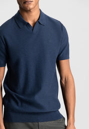 Polo Shirt - 649-Dk. Navy - Blau