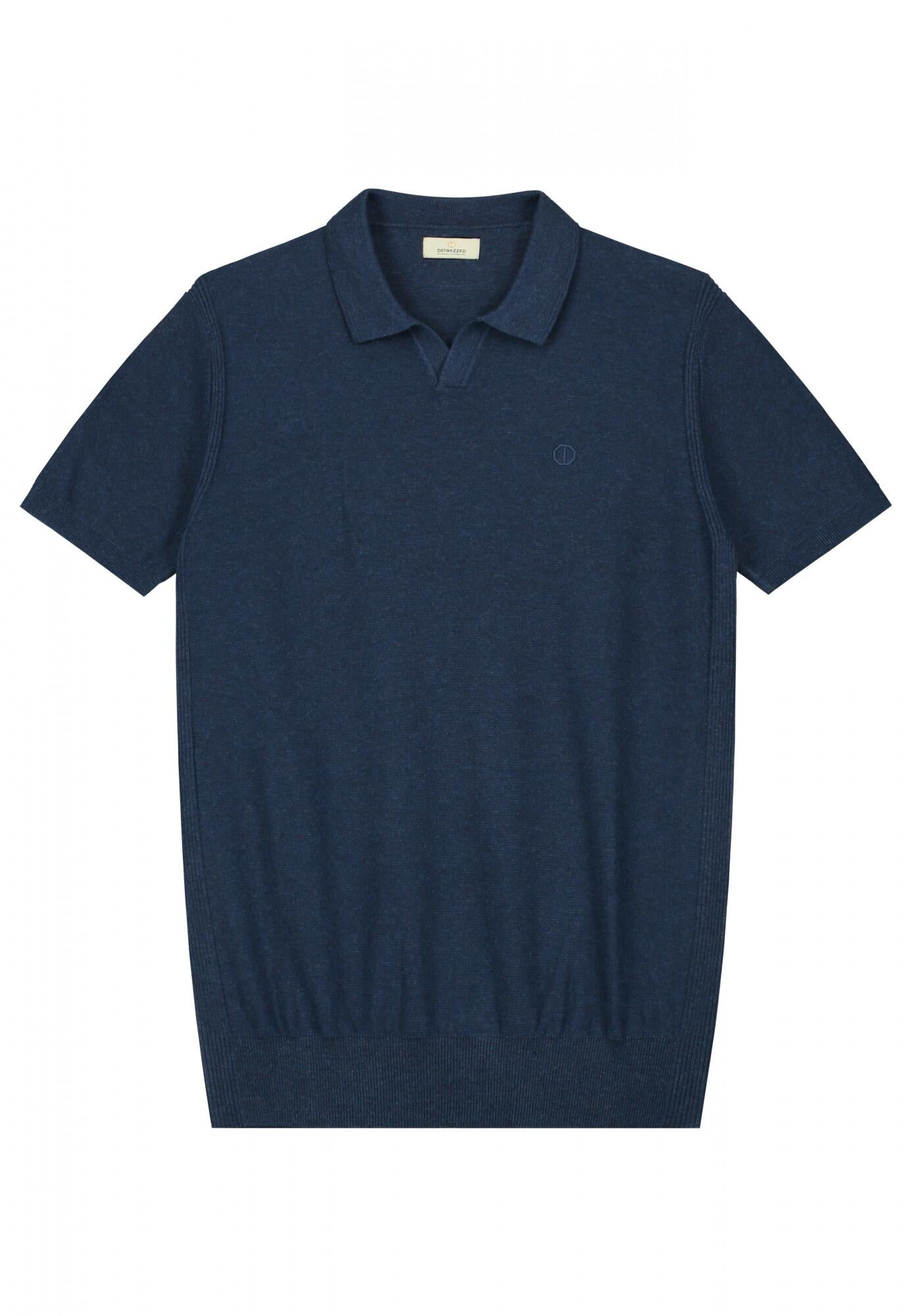 Polo Shirt - 649-Dk. Navy - Blau