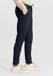 Stoffhose Tapered Fit - 649-Dk. Navy - Blau