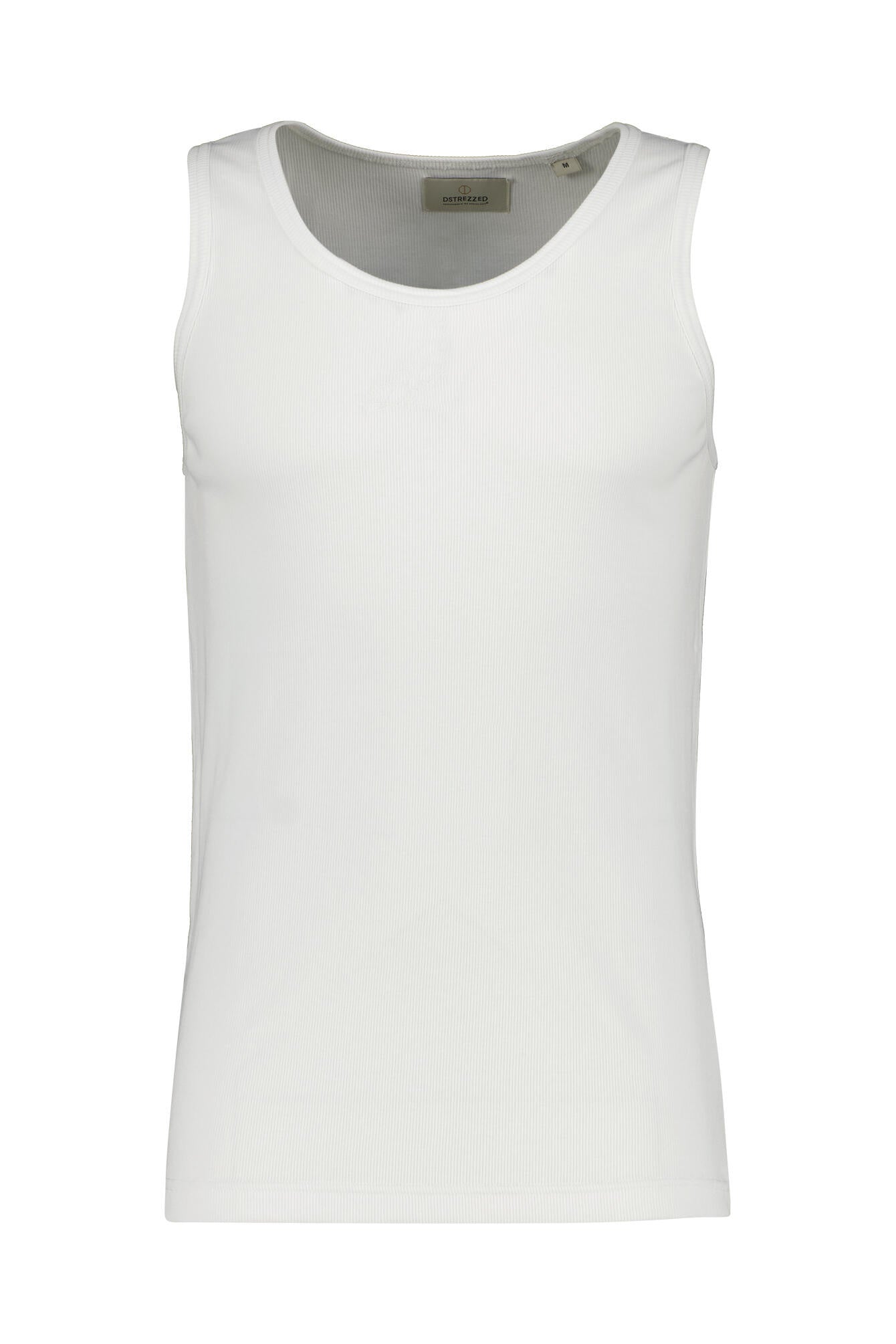 Tanktop aus Rippstrick - 100-White - Weiß
