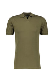 T-Shirt aus Baumwolle - 511-Army Green - Khaki