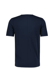 T-Shirt aus Strick - 649-Dk. Navy - Blau