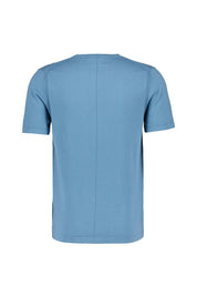 T-Shirt aus Strick - 699-Provincial Blue - Blau