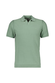 Poloshirt aus Strick - 561-Lily Pad - Grün