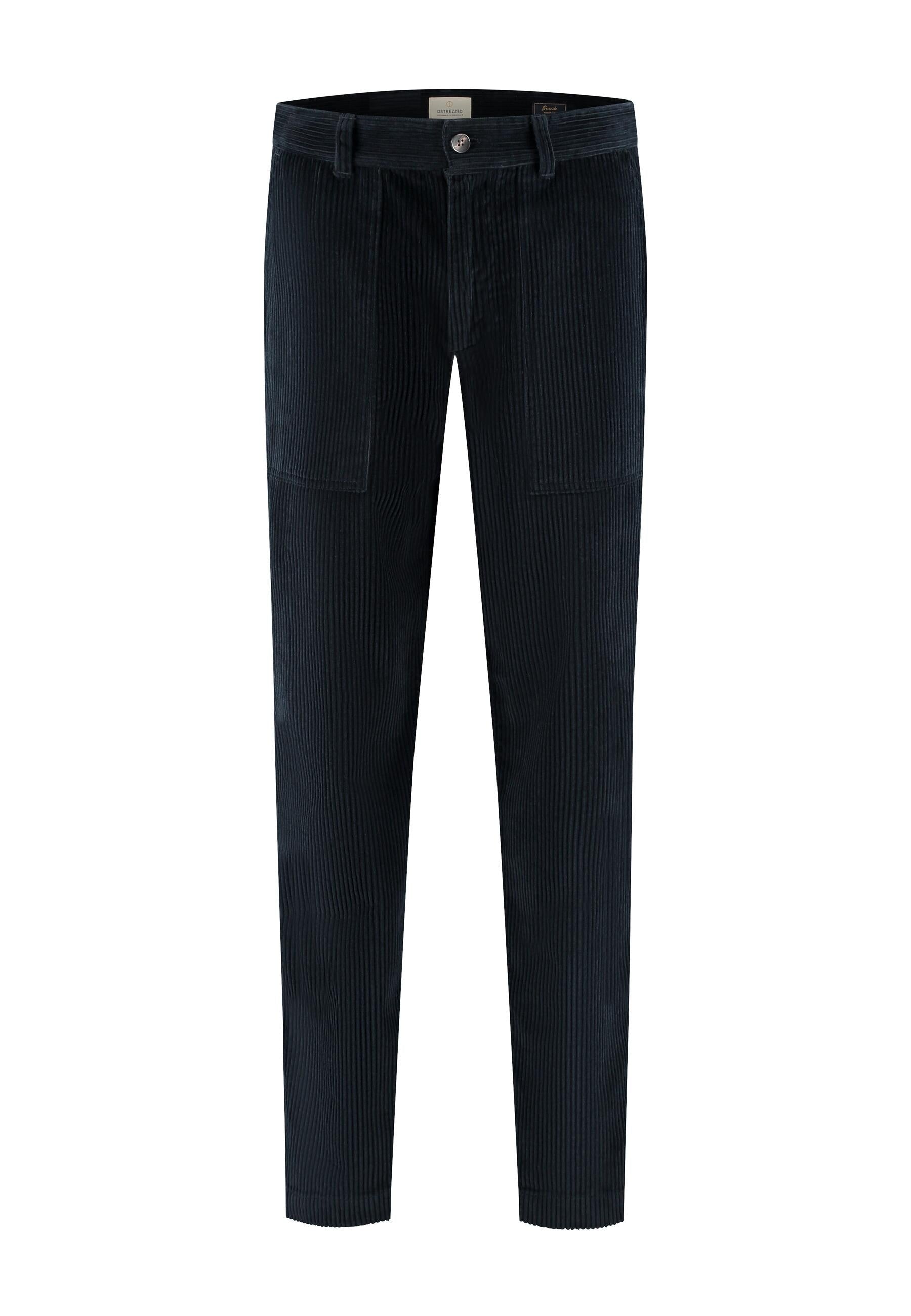 Cordhose BRANDO FATIQUE Loose Fit - 649-Dk. Navy - Blau