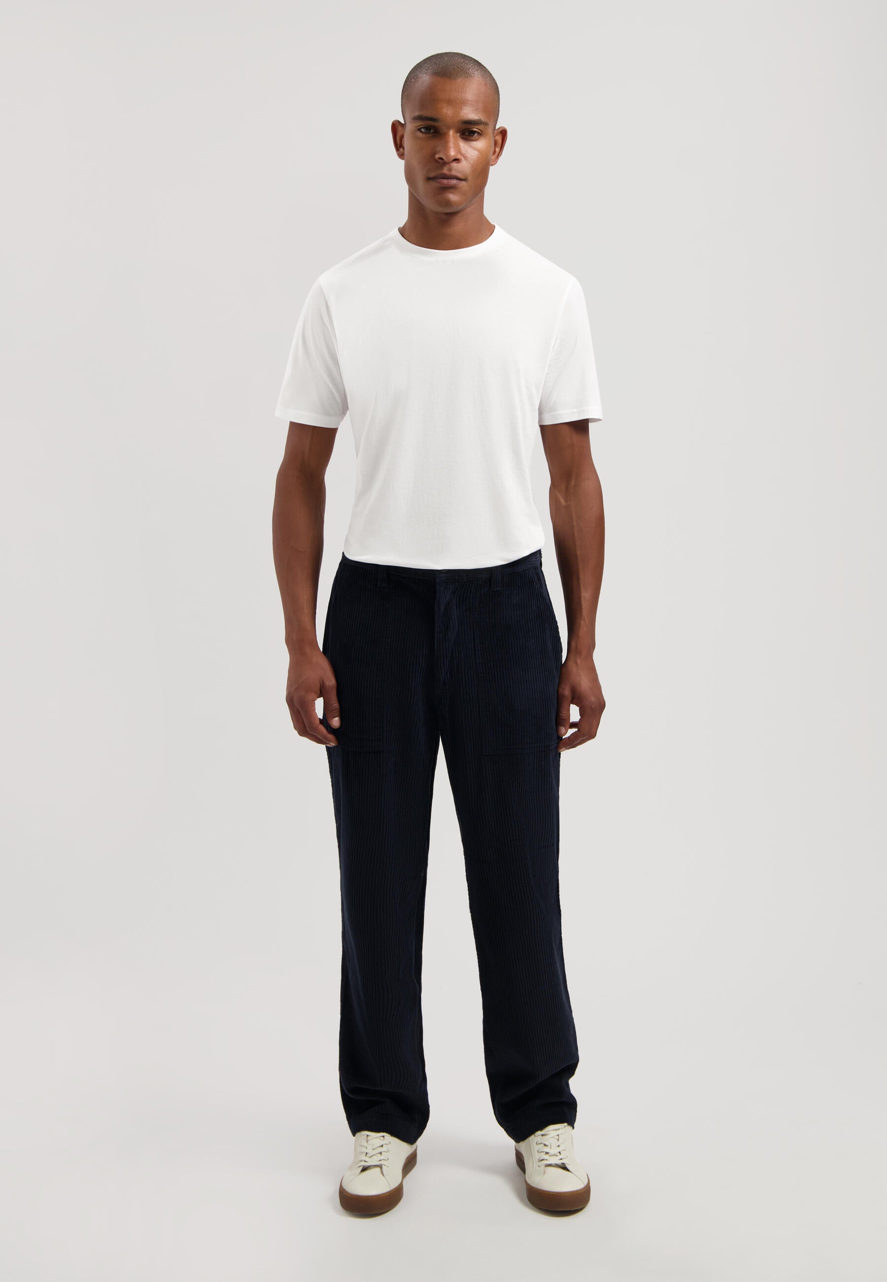 Cordhose BRANDO FATIQUE Loose Fit - 649-Dk. Navy - Blau