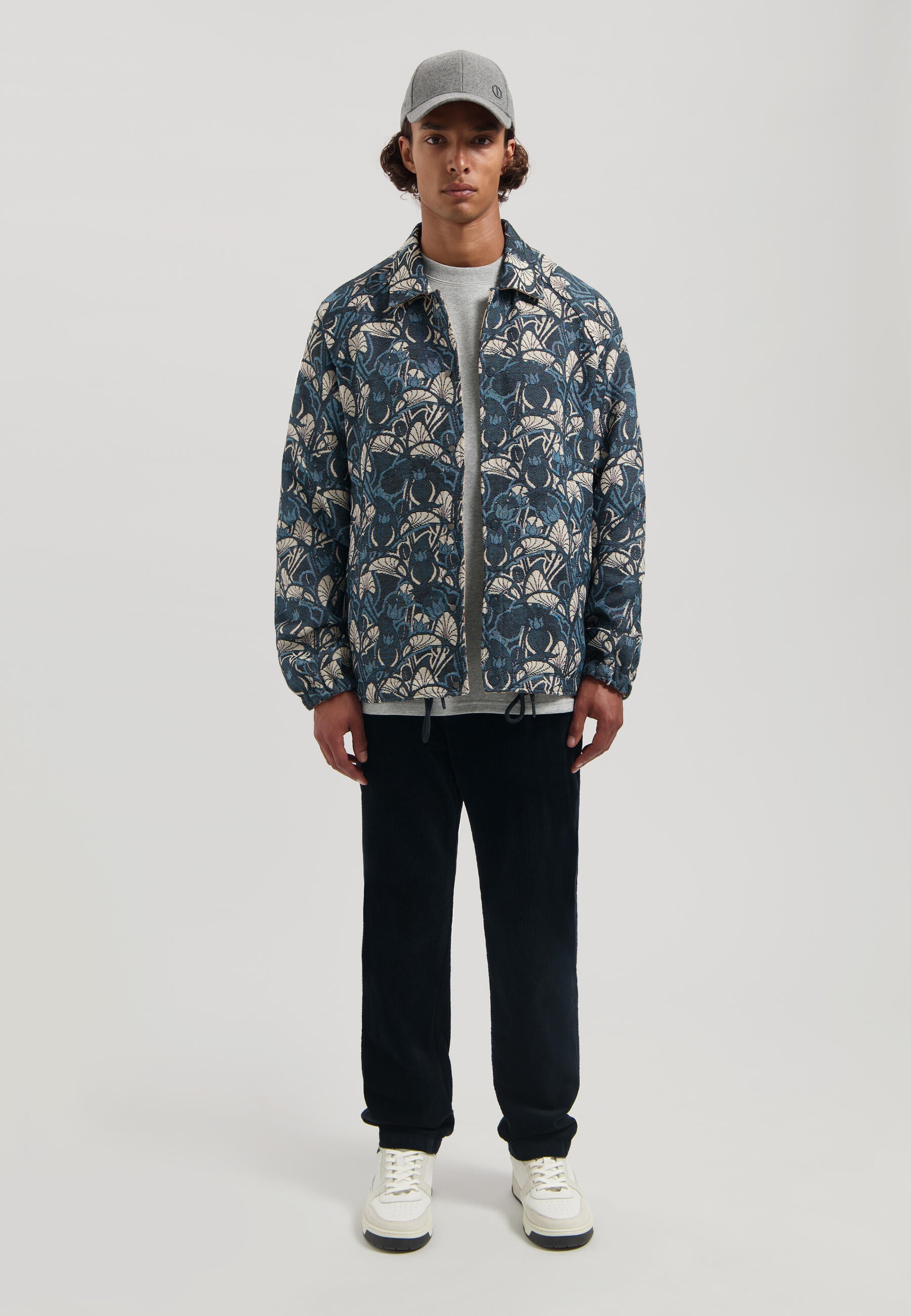 Wende-Overshirt aus Baumwollmix - 605-Deep Dive - Blau