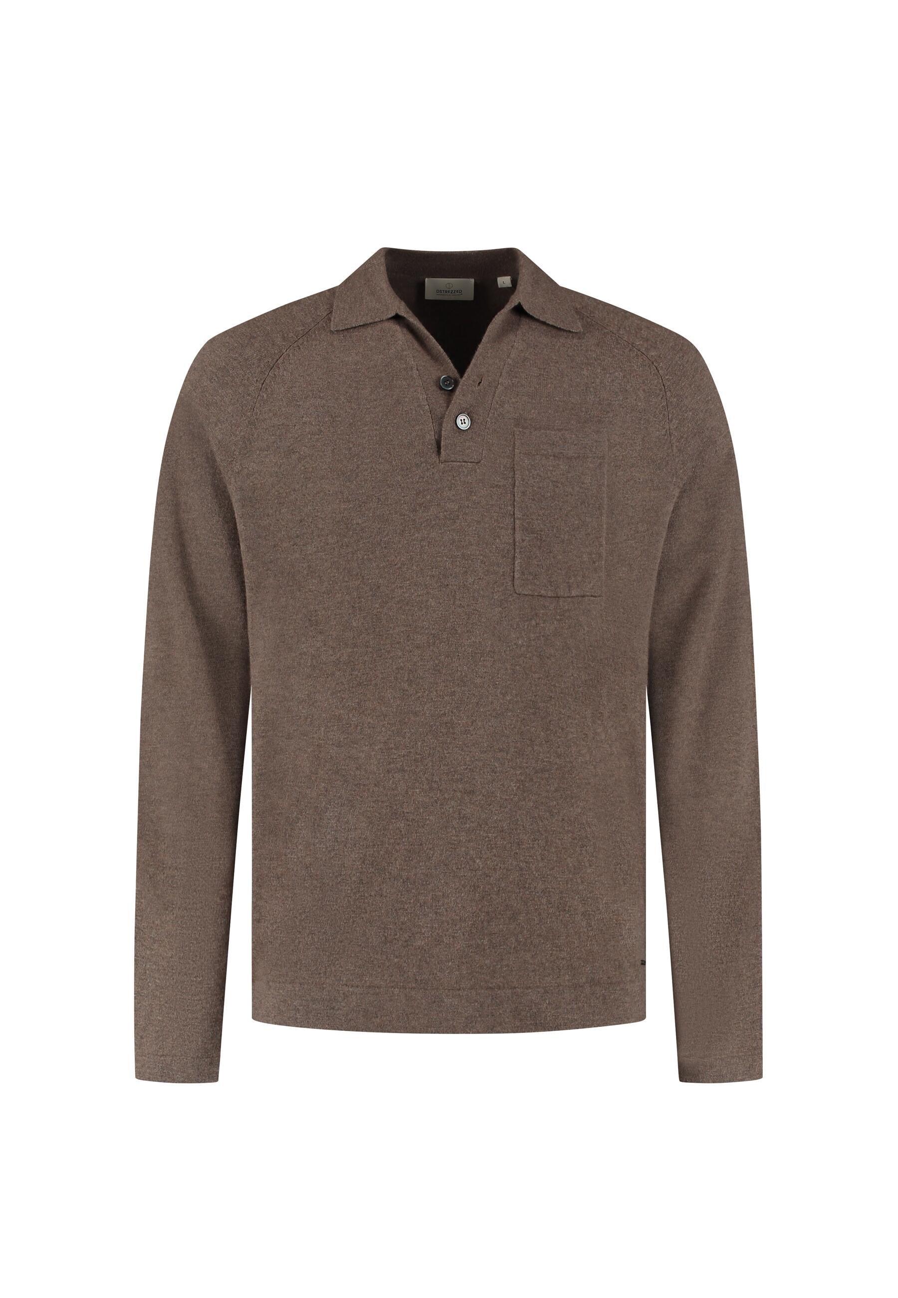 Langarmshirt - 276-Vintage Khaki - Braun