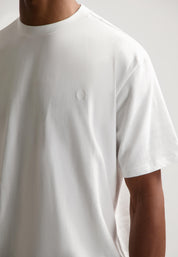 T-Shirt COLLIN aus Baumwolle - 100-White - Weiß