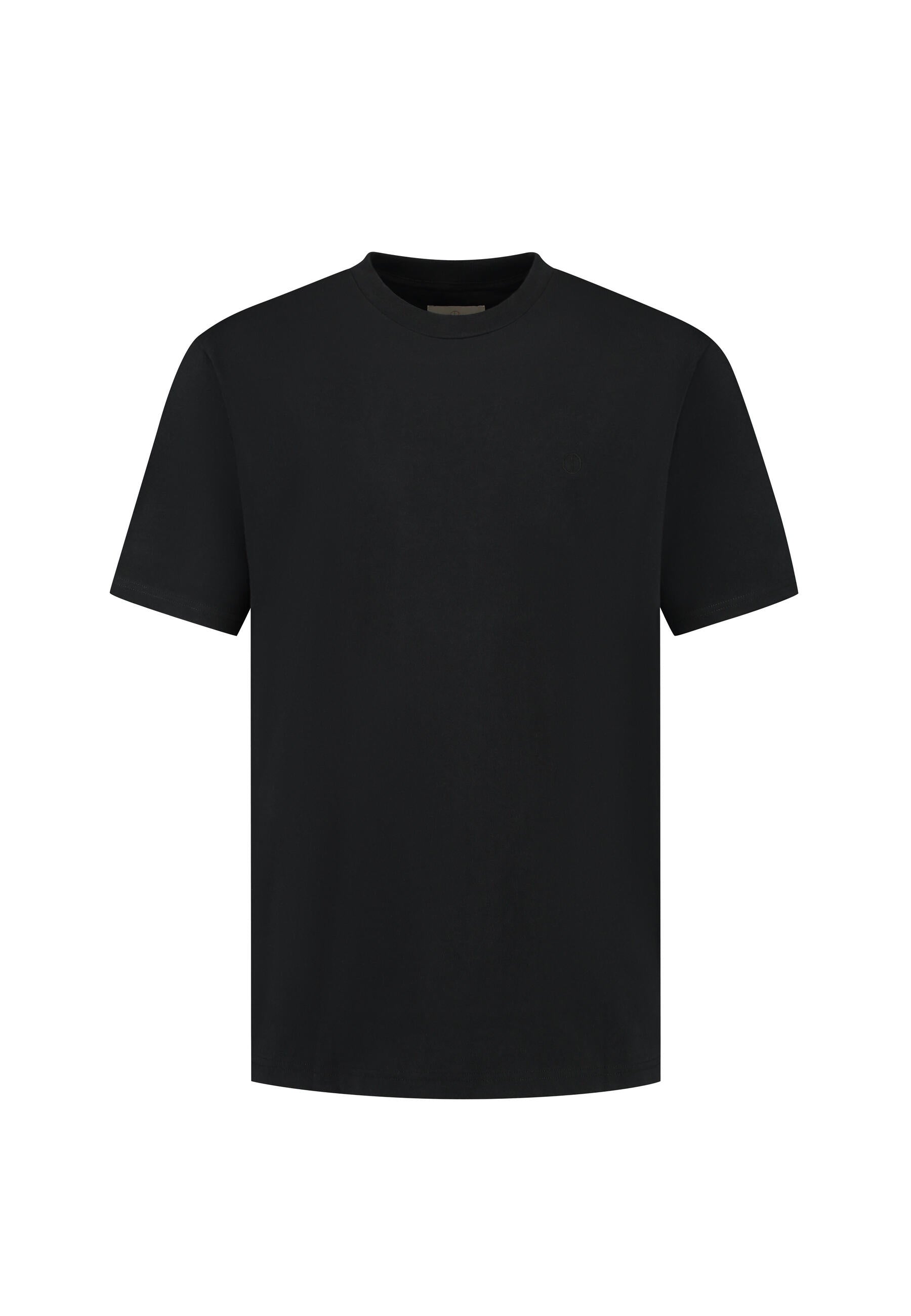 T-Shirt COLLIN aus Baumwolle - 999-Black - Schwarz