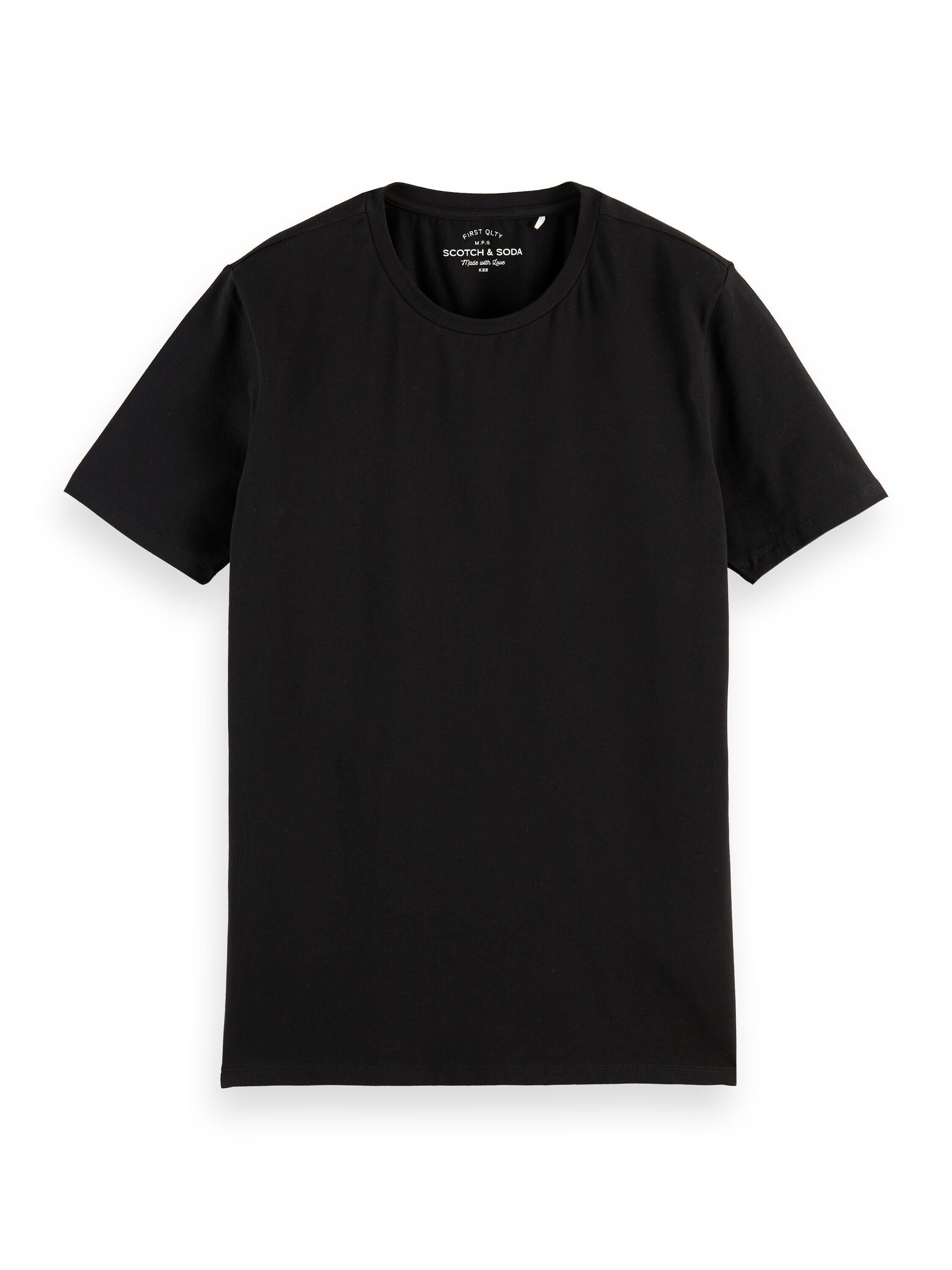 T-Shirt - 0008-Black - Schwarz