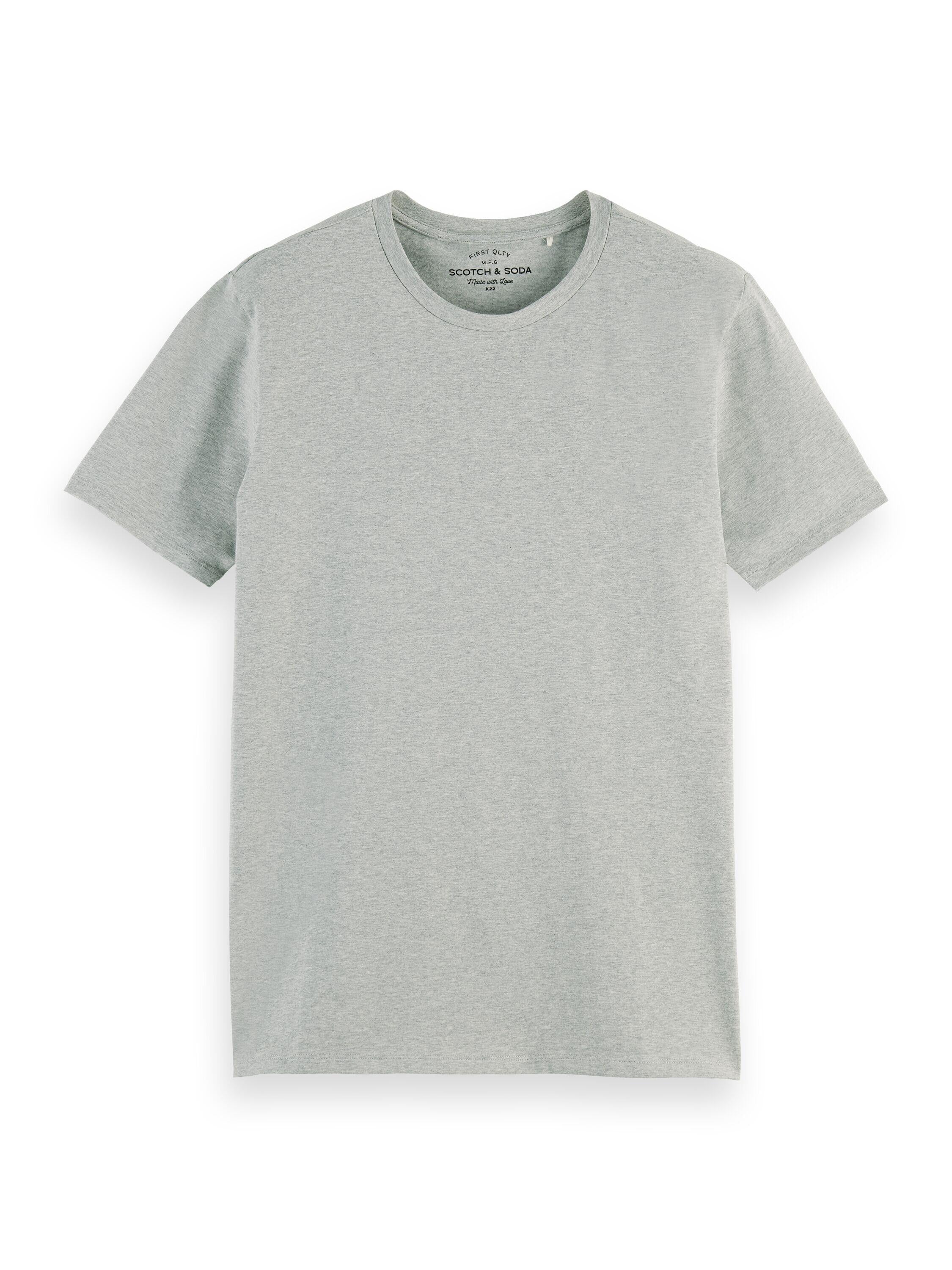 T-Shirt - 0606-Grey Melange - Grau