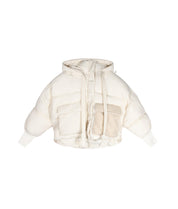 Kurze Pufferjacke - 1287-light natural - Creme