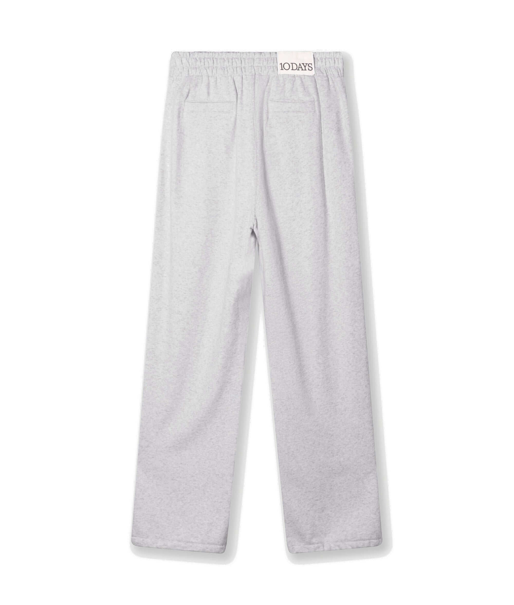 Joggpants Relaxed Fit - 4024-white grey melee - Grau