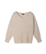 Strickpullover aus Woll-Mix - 1130-earth - Beige