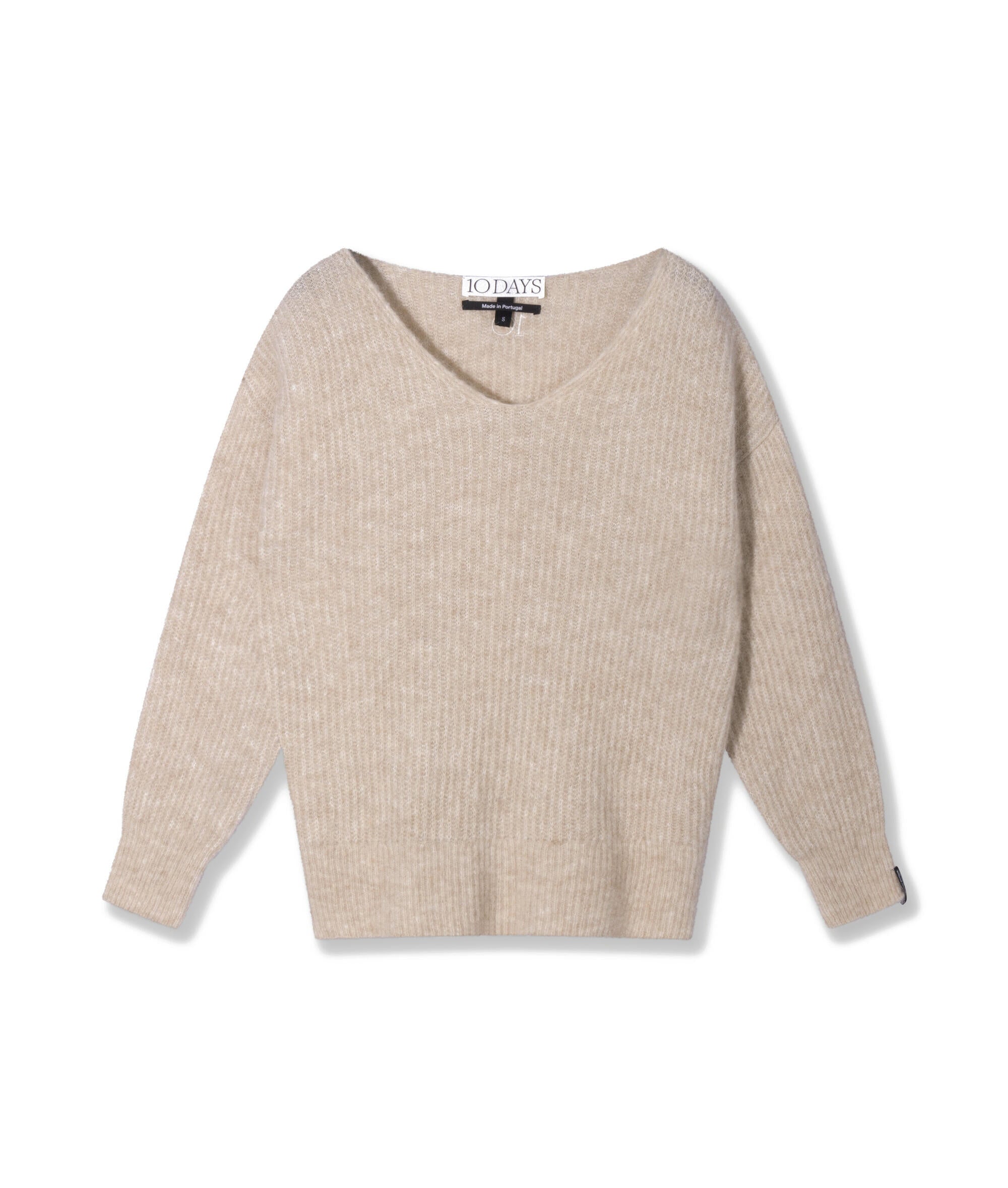 Strickpullover aus Woll-Mix - 1130-earth - Beige