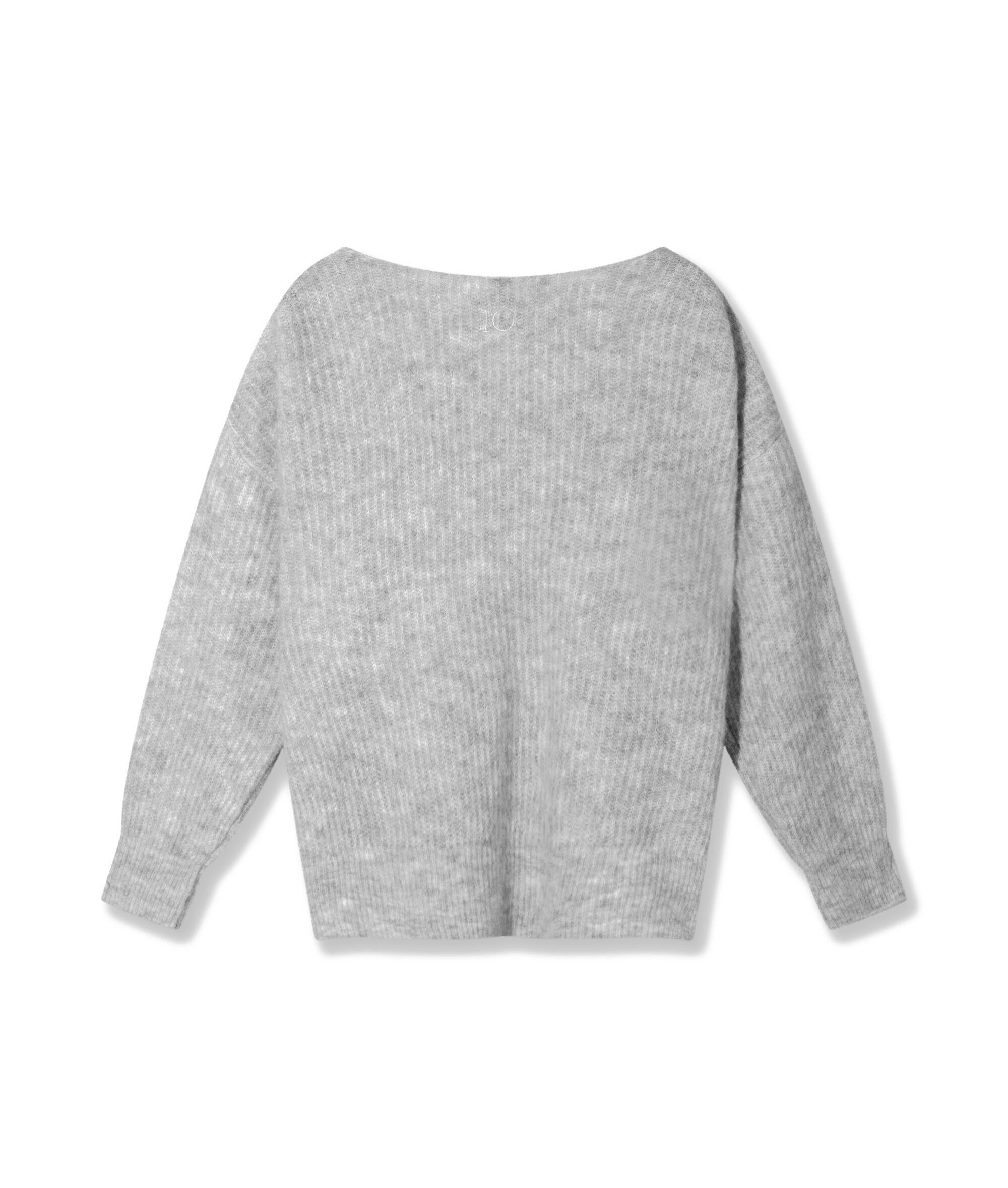 Strickpullover aus Woll-Mix - 4001-light grey melee - Grau