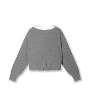 Strickpullover aus Viskosemix - 4001-light grey melee - Grau
