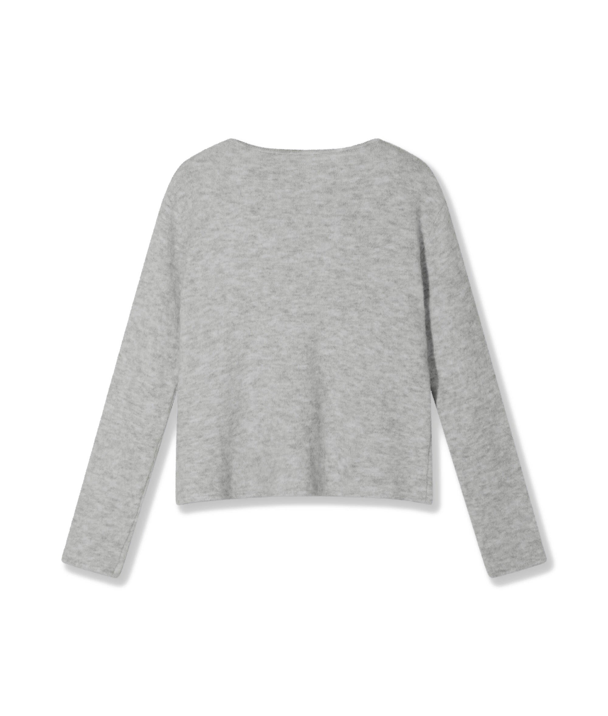 Strickpullover aus Woll-Mix - 4001-light grey melee - Grau
