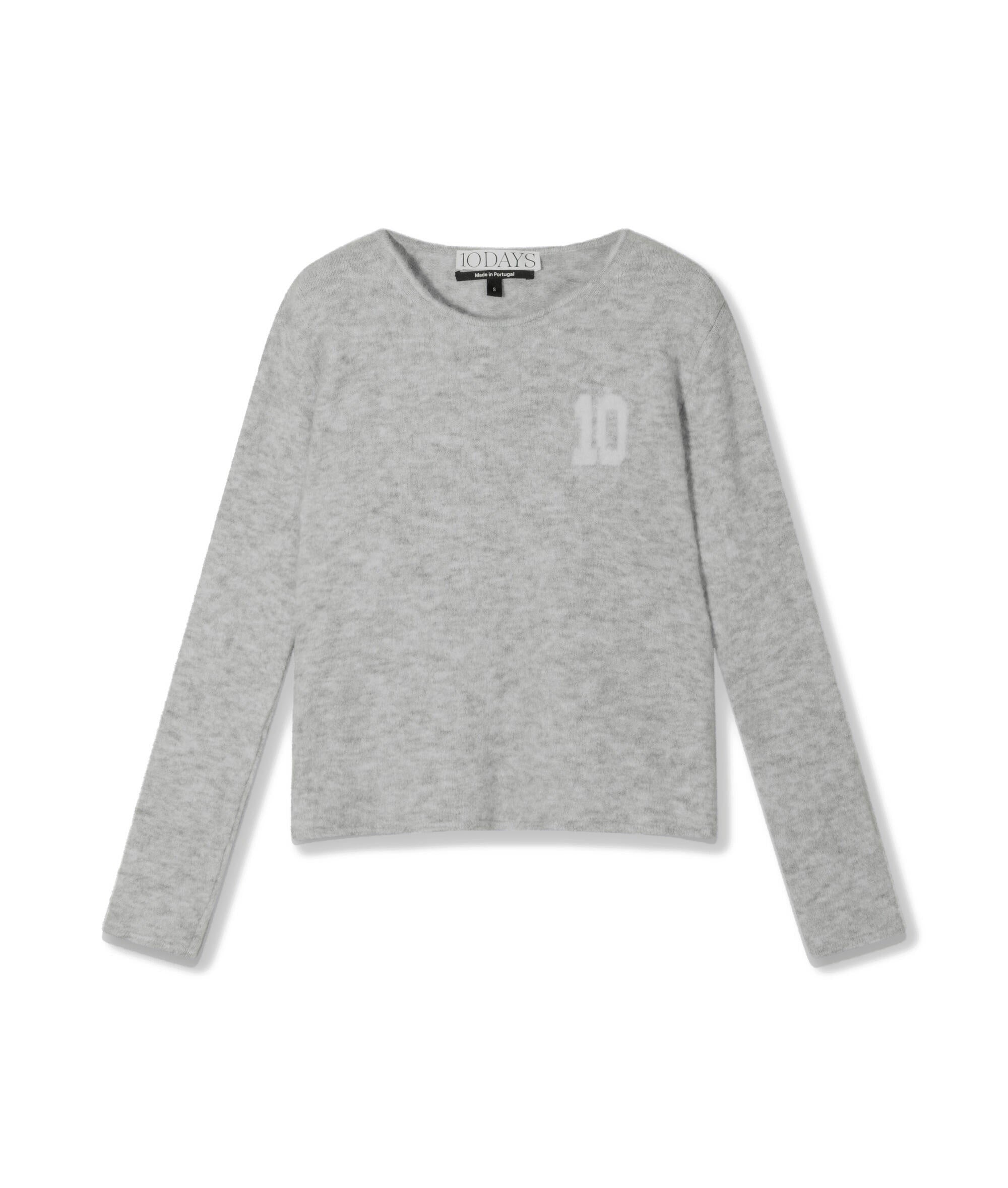 Strickpullover aus Woll-Mix - 4001-light grey melee - Grau