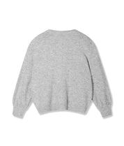Cardigan aus Woll-Mix - 4001-light grey melee - Grau