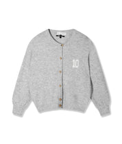 Cardigan aus Woll-Mix - 4001-light grey melee - Grau