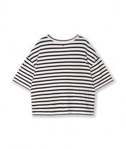 T-Shirt aus Bio-Baumwolle - 3006-ecru/black - Creme