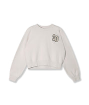 Sweatshirt cropped aus Baumwolle - 1306-cleansing kit - Beige