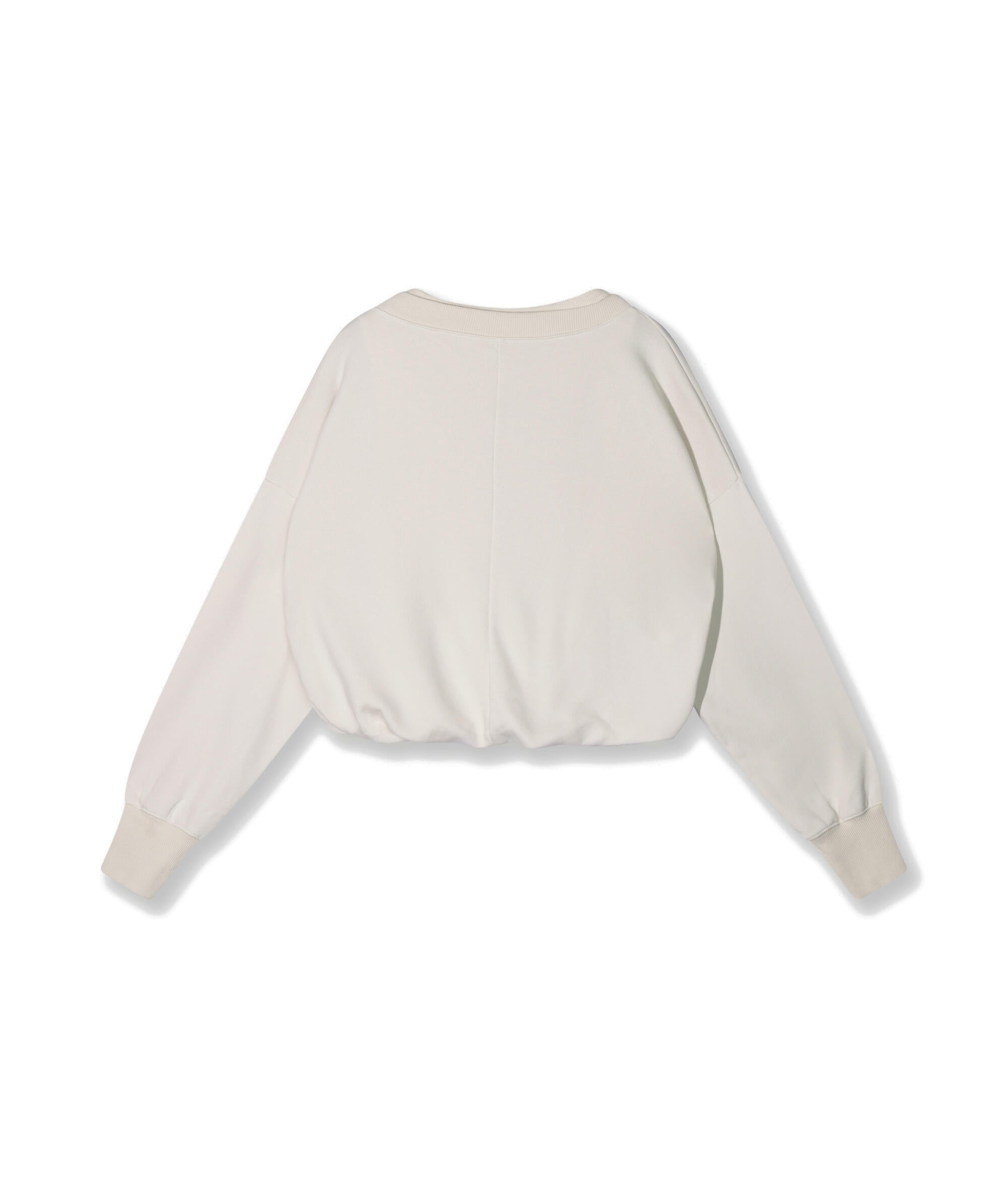 Sweatshirt aus Baumwollmix - 1306-cleansing kit - Creme