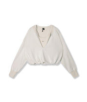 Sweatshirt aus Baumwollmix - 1306-cleansing kit - Creme