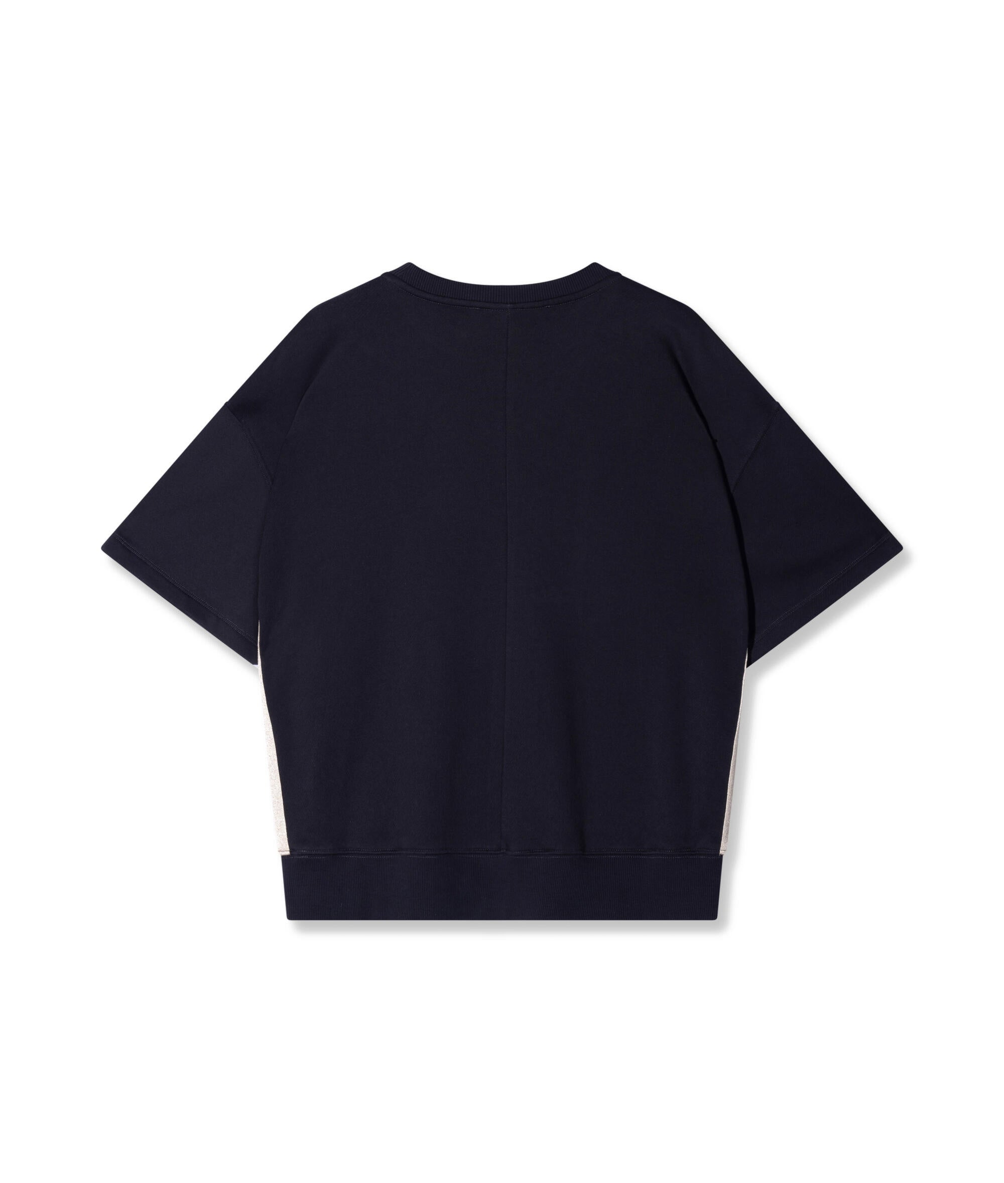 T-Shirt aus Baumwolle - 1311-dark navy - Blau