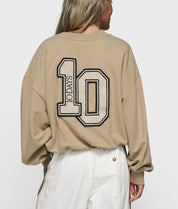Sweatshirt aus Baumwolle - 1130-earth - Beige