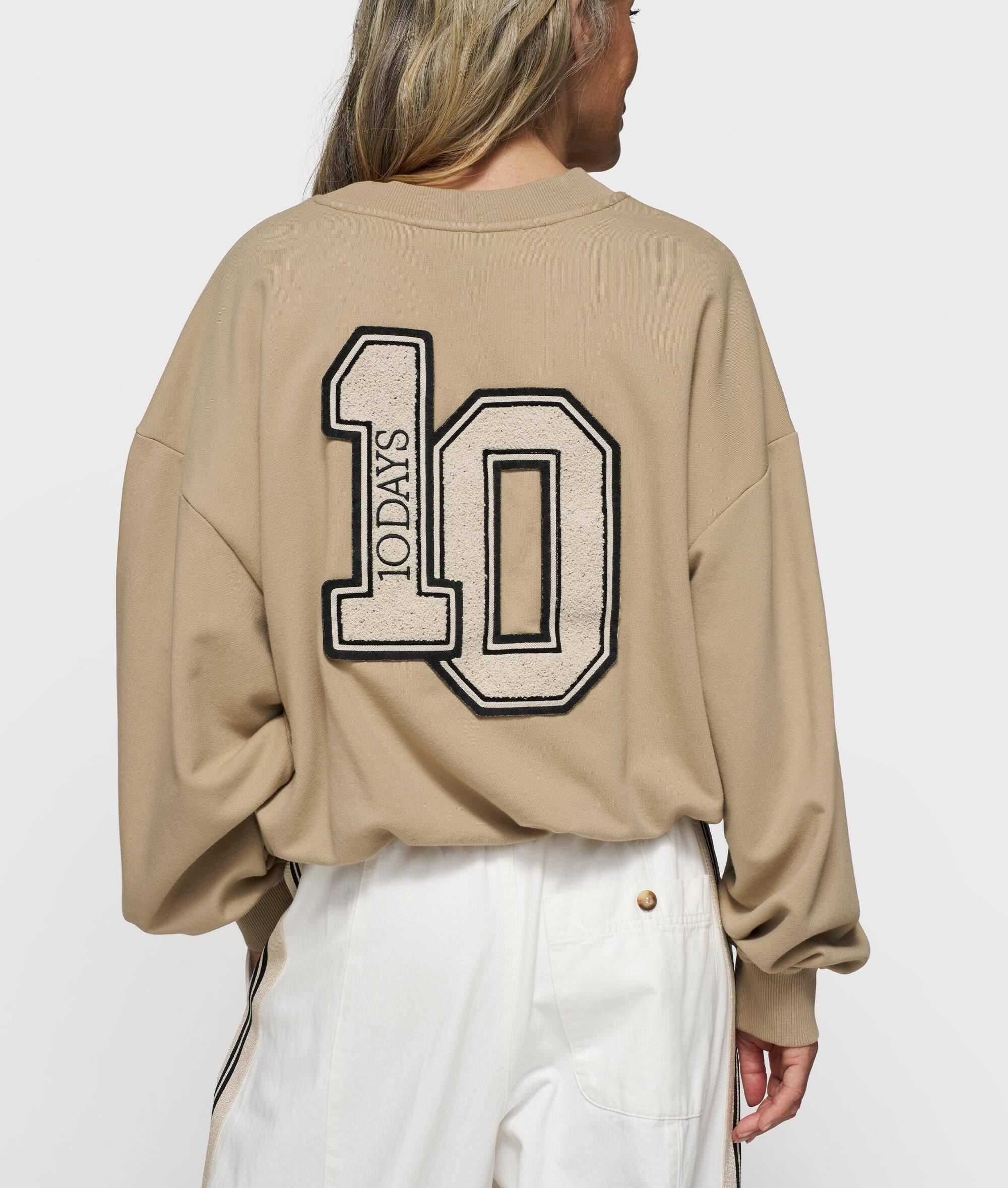 Sweatshirt aus Baumwolle - 1130-earth - Beige
