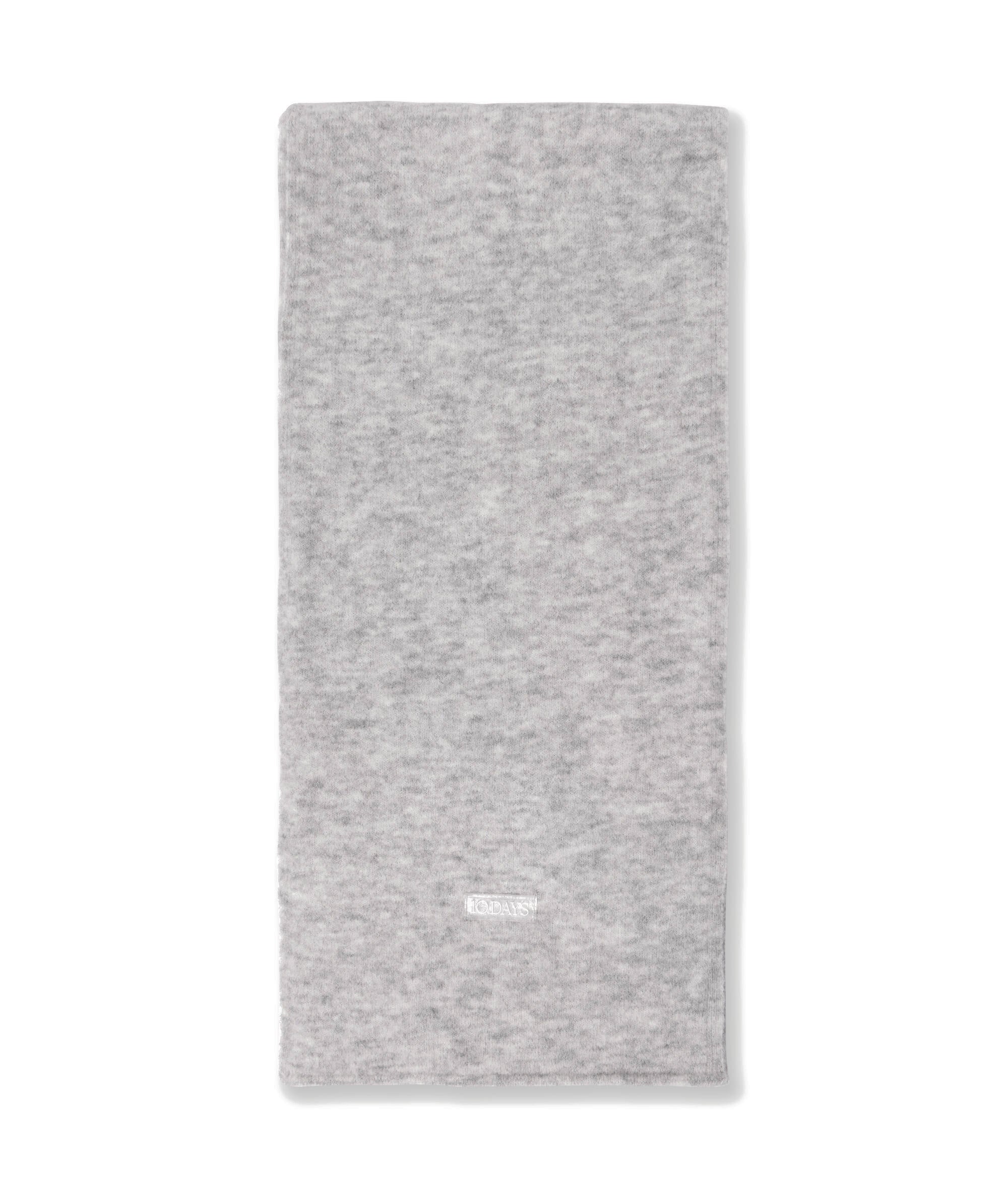 Schal aus Alpakamix - 4001-light grey melee - Grau