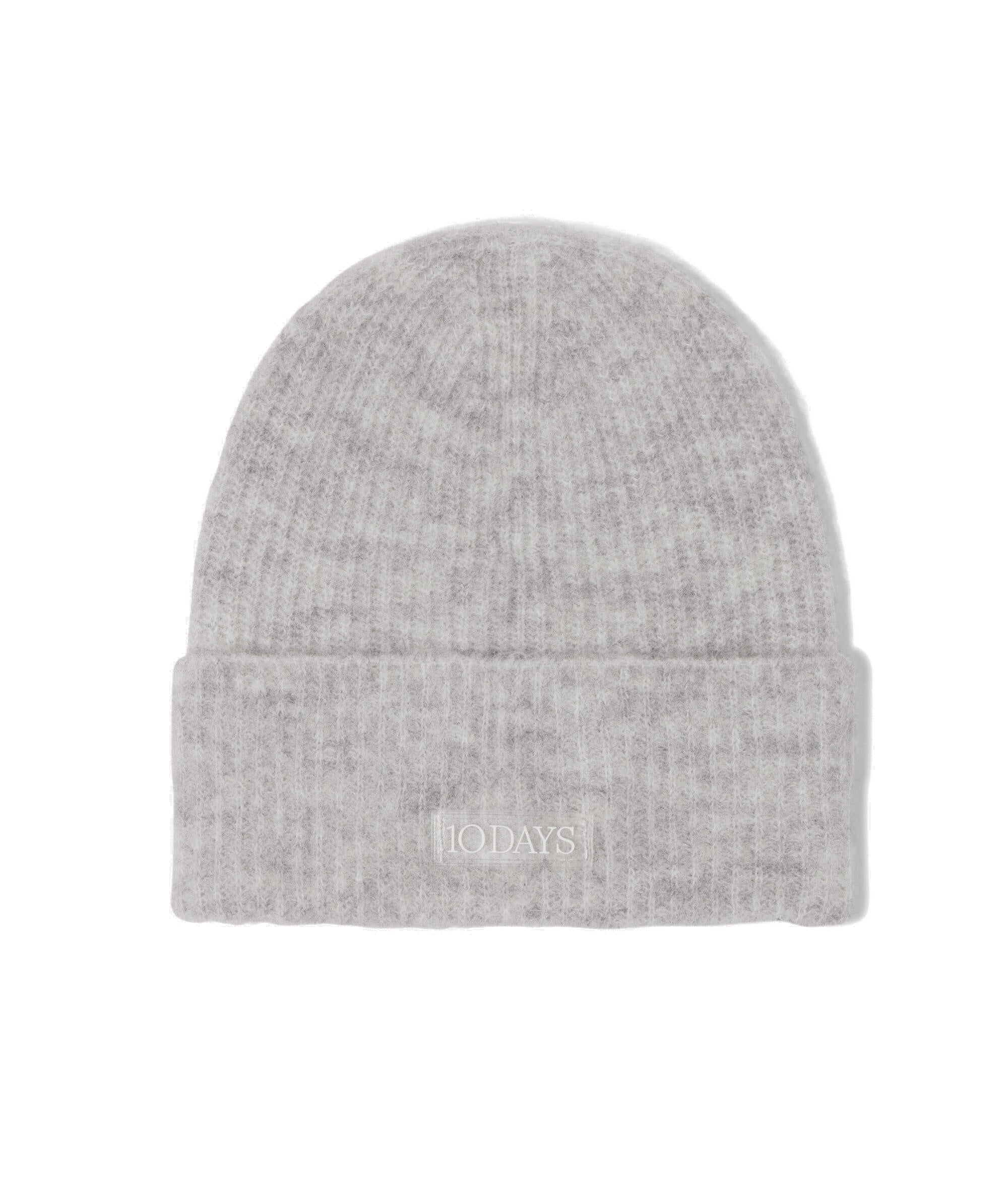 Strickmütze aus Alpakamix - 4001-light grey melee - Grau