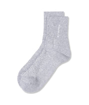 Socken aus Baumwollmix - 4024-white grey melee - Grau