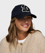 Cap aus Baumwolle - 1311-dark navy - Blau