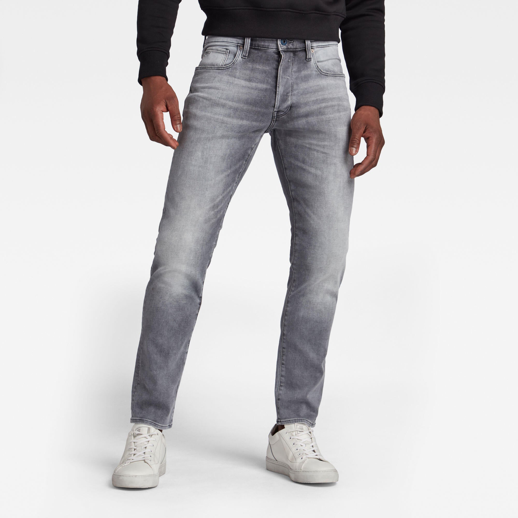 Jeans Slim Fit - C464-sun faded glacier grey - Grau