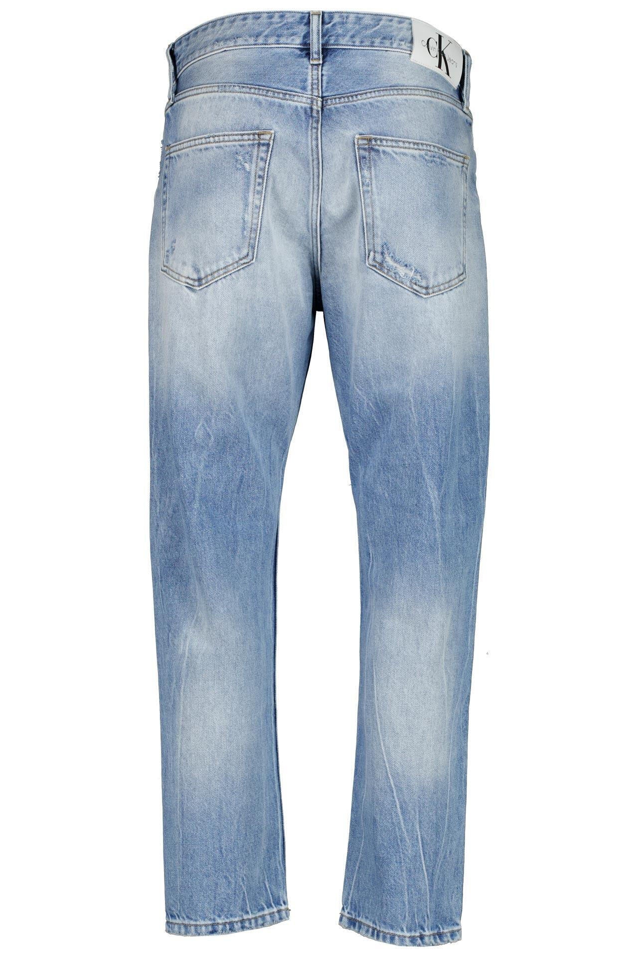 Dad-Jeans aus Baumwolle - 1AA-BLUE - Blau