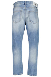 Dad-Jeans aus Baumwolle - 1AA-BLUE - Blau