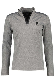 Funktionsshirt 1/4 Zip - 592-Dark Grey Melee - Grau