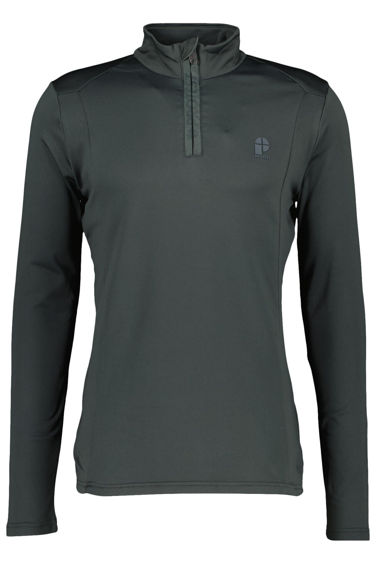 Funktionsshirt 1/4 Zip - 672-Huntergreen - Grün