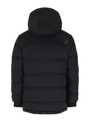 Skijacke DEVUN JR - 290-True Black - Schwarz