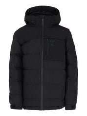 Skijacke DEVUN JR - 290-True Black - Schwarz