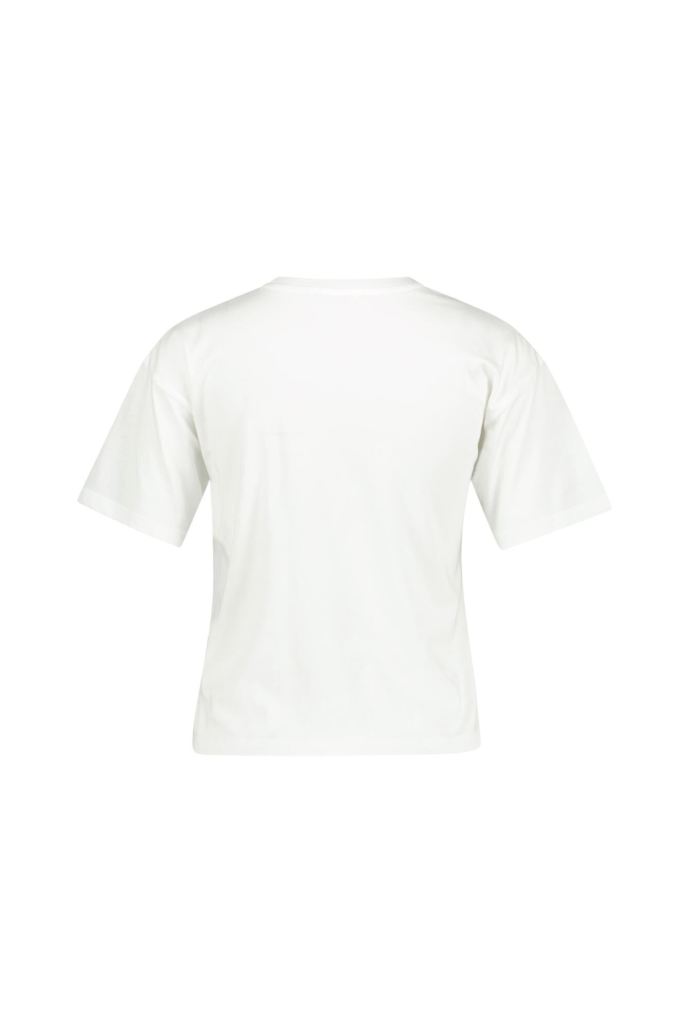 T-Shirt mit Logoprint - YAF-WHITE - Weiß