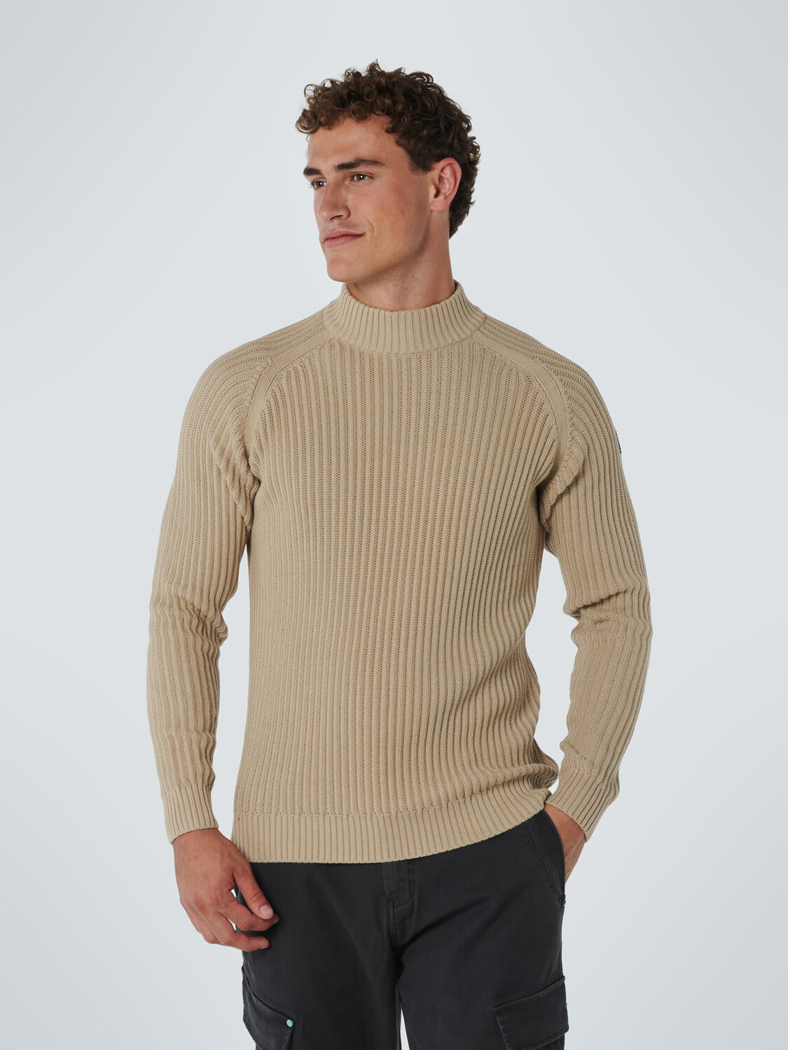 Strickpullover - 014-Stone - Beige