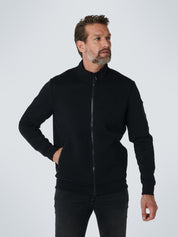 Sweatjacke - 020-Black - Schwarz