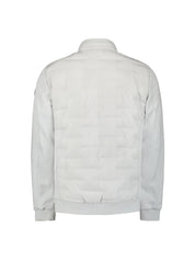 Hybrid-Jacke mit Stehkragen - 017-Chalk - Grau