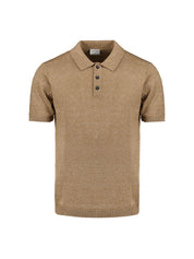 Poloshirt aus Baumwollmix - 043-Khaki - Braun