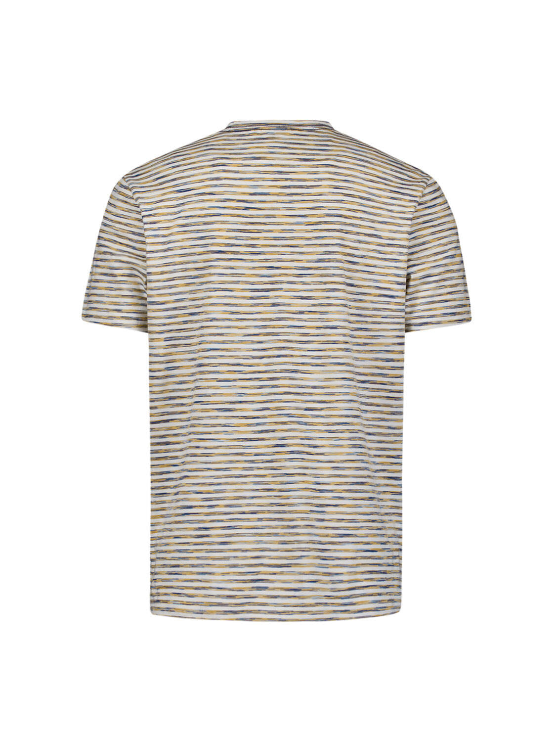 T-Shirt gestreift aus Baumwolle - 070-Yellow - Gelb